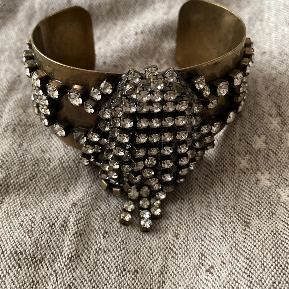 J. Crew Rhinestone Cuff bracelet - Picture 1 of 6